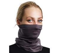 Merino.tech Unisexe Tour de Cou Merinos - Cache Cou Thermique | Sans Couture, Coupe-Vent, Non-Irritant, Idéal Pour La Moto Et Le Ski, Entretien Facile, 15 Façons De Le Porter