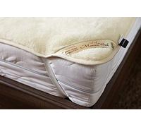 Merino Wool Bedding Cashmere Mattress Topper Pad Cachemire Surmatelas réversible Laine d'agneau Laine SURMATELAS (140_x_190_cm)