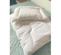 Merino Wool Lit pour Junior Couette et Oreiller - Couette Enfant synthétique de 120 x 150 cm Microfibres Qualite supérieure. Santé 4 Saisons - Set Enfant - 120 x 150 cm / 40 x 60 cm