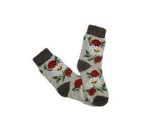 Mérinos Chaussettes de Laine Bavière Modèle 4 Confortable Chaud Käfer-motiv