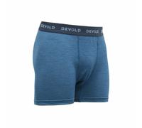 Mérinos homme caleçon Devold 150 Boxer mérinos Homme Bleu mélange S