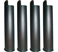 Merinos Jeu de Pieds de lit Jeu de 4 Pieds Cadres à Lattes Flat Cap