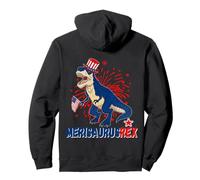 Merisaurusrex 4th of July T Rex Dinosaur American Patriotic Sweat à Capuche