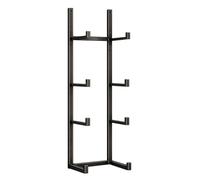 Merita Support mural industriel en forme de brique en fer noir 80 cm