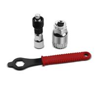 Meritaipolw Extracteur de manivelle de vélo et extracteur de pédalier avec clé à vis de 16 mm, outil d'extraction de manivelle de vélo, kit d'outils de réparation de clé à manivelle