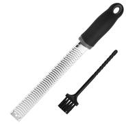 Meritaipolw Râpe À Zesteur, Râpe De Cuisine Fine en Acier Inoxydable, Convient pour Les Fromages À Pâte Dure, Les Agrumes, L'ail, Les Piments, La Cannelle Et La Noix De Muscade (Petit)