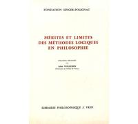 Mérites et limites des méthodes logiques en philosophie