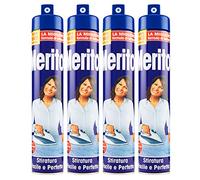 Merito - Lot de 4 sprays, repassage facile et rapide, élimine les plis et les parfums, 525 ml