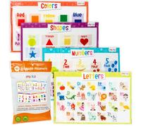 merka Lot de 40 sets de table jetables pour bébé pour restaurants - Sets de table jetables pour enfants et bébés - Lettres, chiffres et formes