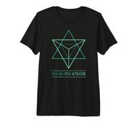 Merkaba-Field - Idée Cadeau - Gothique - Géométrie sacrée T-Shirt Haut de Gamme