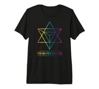 Merkaba-Field - Idée Cadeau - Gothique - Géométrie sacrée T-Shirt Haut de Gamme