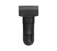 MERKUR Étui en Cuir de Vachette Noir Compatible avec Tous Les rasoirs MERKUR sauf 24001 jusqu'à 110 mm