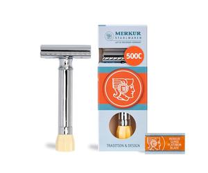 Merkur Razor, Straight Comb, Adjustable Blade Gap, Short Handle