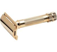 Merkur Solingen Rasoir de sûreté 34G poignée courte plaqué or 24ct