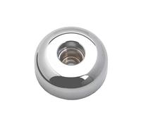 MERKUR Support de rasage chromé brillant 4006 | antidérapant avec coupe droite | Idéal pour le rasage humide | Laiton | Fabriqué en Allemagne