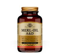 Merl Oil A & D Solgar 100 Perles Gélules