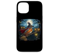 Merle d'Amérique Halloween Chapeau de Sorcière Oiseau Coque pour iPhone 13