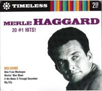Merle Haggard - 20 #1 HITS! CD (Timeless 2-CD Set)