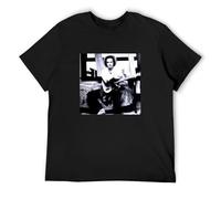 Merle Haggard Country Legend Retro Men's T-Shirt Unisex Black Men Tees L