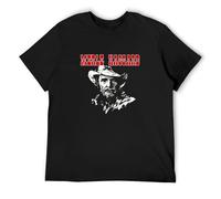 Merle Haggard Country Music Men's T-Shirt Unisex Black Men Tees M