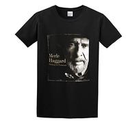 Merle Haggard Working in Tennessee Men's T-Shirt Unisex Black Men Tees S