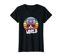 MERLE - Joli prénom de fille avec un chat cool T-Shirt