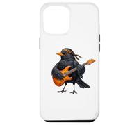 Merle Noir Guitare Biologiste Ornithologue Nature Oiseau Coque pour iPhone 12 Pro Max