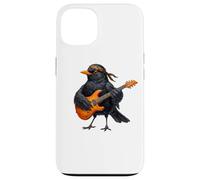 Merle Noir Guitare Biologiste Ornithologue Nature Oiseau Coque pour iPhone 13