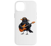Merle Noir Guitare Biologiste Ornithologue Nature Oiseau Coque pour iPhone 14 Plus