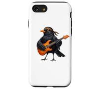 Merle Noir Guitare Biologiste Ornithologue Nature Oiseau Coque pour iPhone SE (2020) / 7/8