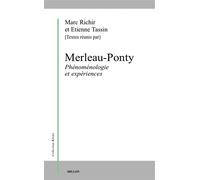 Merleau-ponty - Journées Merleau-Ponty Paris 24 et 25 octobre 1991 - Collectif - Millon Jerome Eds - Livre