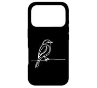 Merlebleu de l'est Line Art Oiseau Ornithologie Coque pour iPhone 17 Pro