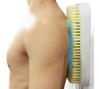 MERLHY Épurateur de Dos Mural, pour Douche, Brosse Bain Boue Frottant Le Accrochée au Mur, Exfoliation et Amélioration La Santé Peau, Convient aux Hommes Femmes