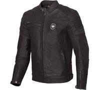 Merlin Alton II D3O Blouson en cuir de moto, noir, taille M pour homme