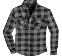 Merlin Axe Chemise de moto, noir-gris, taille L pour homme