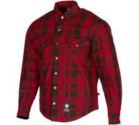 Merlin Axe Hydro Kevlar Chemise de moto imperméable, Rouge, Taille XL