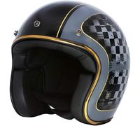 Merlin Blackbird Racer Casque jet, noir, taille M pour homme
