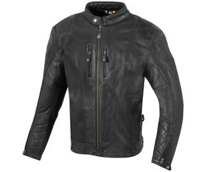 Merlin Cambrian Veste en cuir de moto, noir, taille 4XL pour homme