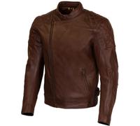 Merlin Chester D3O Cafe Veste en cuir de moto, brun, taille XL pour homme