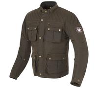 Merlin Edale Veste cirée de moto, olive, Taille S