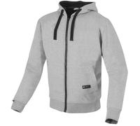 Merlin Hamlin Blouson à capuche zippé de moto, Gris clair, Taille S