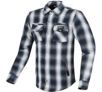 Merlin Madison Chemise de moto dames, bleu-beige, taille M pour femmes