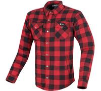 Merlin Madison Chemise de moto dames, noir-rouge, taille M pour femmes