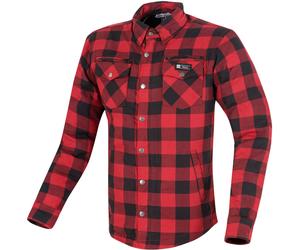 Merlin Madison Chemise de moto dames, noir-rouge, taille S pour femmes