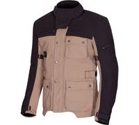 Merlin Mahala D3O Explorer Veste textile de moto, noir-beige, taille S pour homme