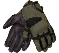 Merlin Mahala Raid D3O Ladies Gants de moto, noir-vert-brun-beige, taille S pour femmes