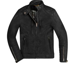 Merlin Mia Veste en cuir de moto dames, noir, taille M pour femmes