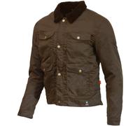 Merlin Millington D3O Blouson ciré moto, vert, taille 3XL pour homme
