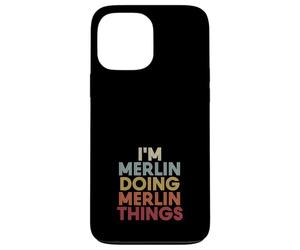 Merlin Name Merlin Personalized Name First Given Coque pour iPhone 13 Pro Max