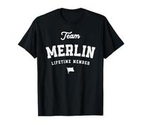 Merlin Nom amusant de membre à vie de l'équipe Merlin T-Shirt